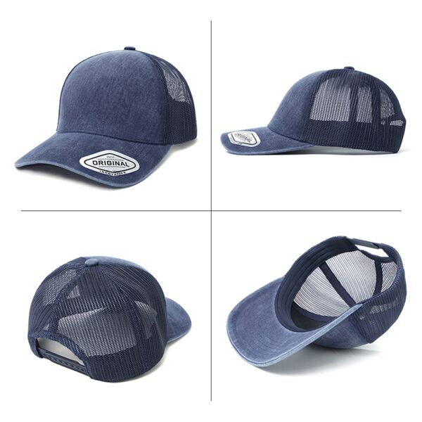Seamless Front Washed Mesh Cap Thumbnail