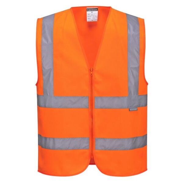 Hi-Vis Zipped Band and Brace Vest Thumbnail