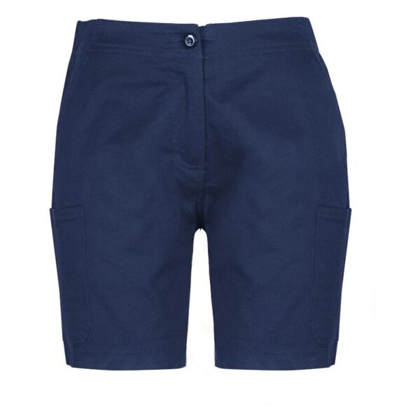 Womens Multi Pocket Stretch Twill Short Thumbnail