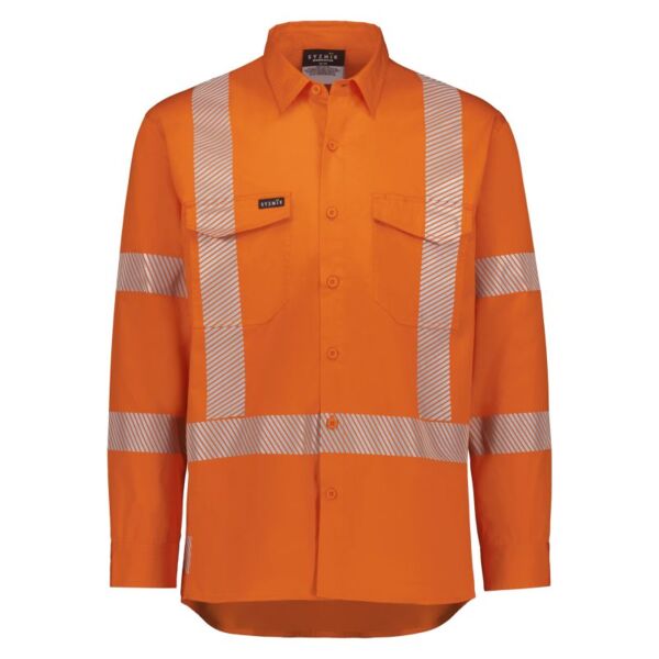 Mens Hi Vis X Back Shirt Segmented Tape Thumbnail