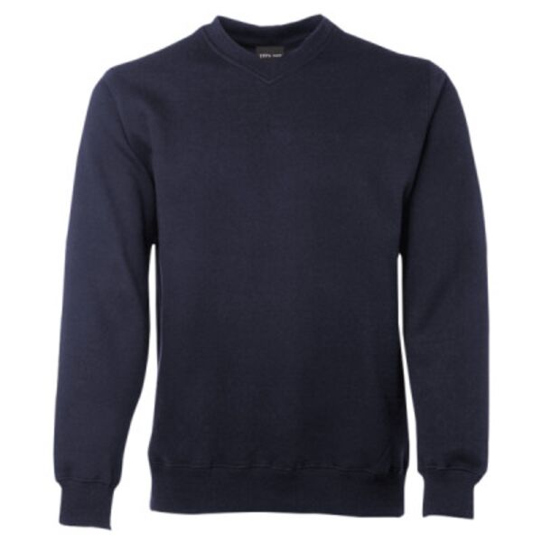 Mens V-Neck Fleecy Sweat Thumbnail