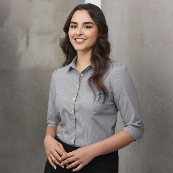 Women Euro 3/4 Sleeve Shirt Thumbnail