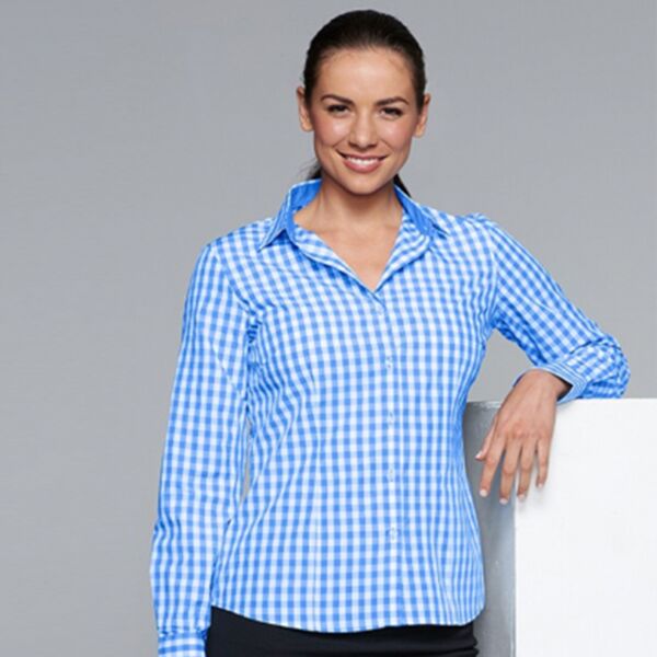 Womens Devonport Shirt Long Sleeve Thumbnail